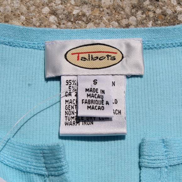 Light Blue Talbot's Short Sleeve Shirt - Picture 5 of 5